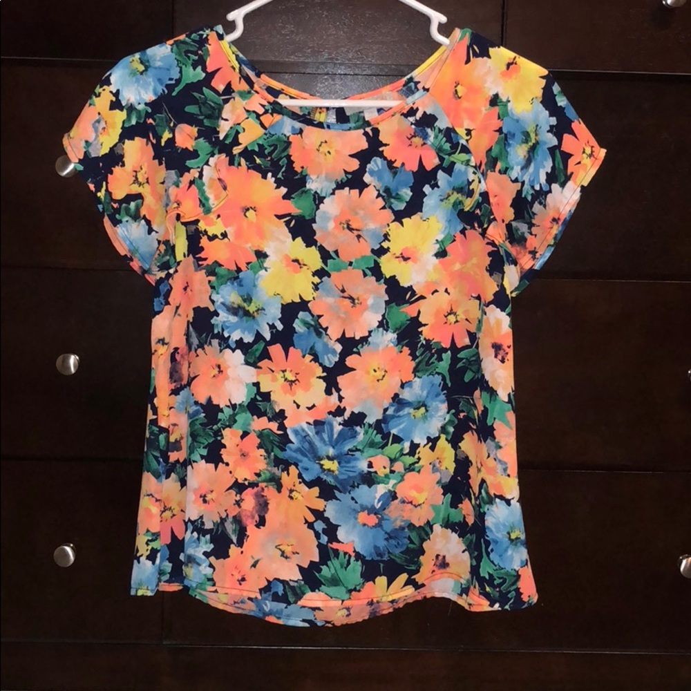 Floral GB shirt